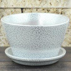 Горшок беллита бел/сер.12см ГЛ908/1